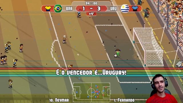Curte games de futebol dos anos 90? esse game é pra você: Pixel Cup Soccer - Ultimate Edition смотреть онлайн