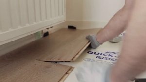 монтаж ламината Квик Степ  плавающим способом