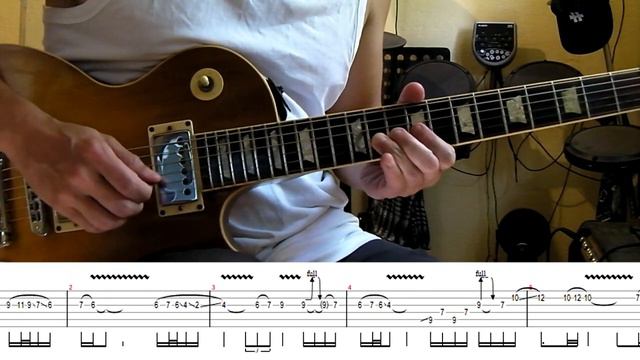 Iron Maiden - Powerslave Dave Murray's Solo Lesson (with Tablatures And Backing Tracks)