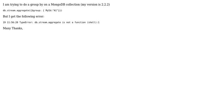 MongoDB Aggregate Functions смотреть онлайн