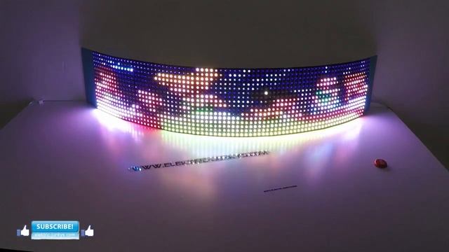 how to make an Flexible #LEDSign Curve Screen WIFI controlled with addressable LED´s WS2813 смотреть онлайн
