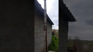 Ракетная печь из двух бочек пиролизного типа... рабочий процесс