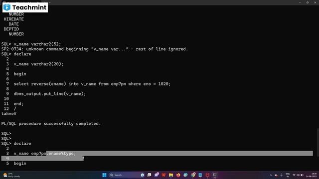 Oracle PLSQL Type and Row types April Batch - 2 смотреть онлайн