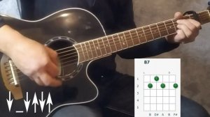 Жанна Агузарова - Звезда, на гитаре /разбор кавера/