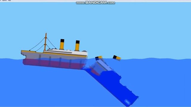 как тонул титаник