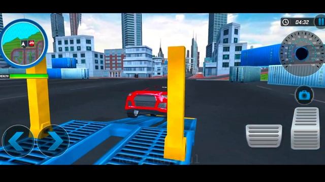 Police Transport Car parking Game-Police Cargo Truck Transporter Android Gameplay смотреть онлайн
