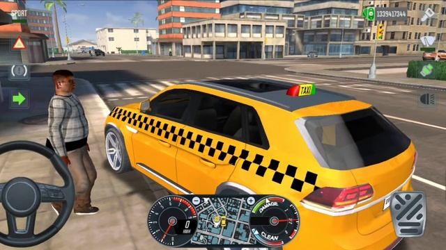Taxi Sim 2022 Evolution| Taxi driving city life android simulator gameplay смотреть онлайн