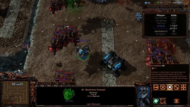 SC2 Arcade #01 - Amazing Turret Defense Vortex смотреть онлайн