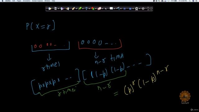 25_7. Binomial Distribution | Statistics for data science | Statistics and probability смотреть онлайн