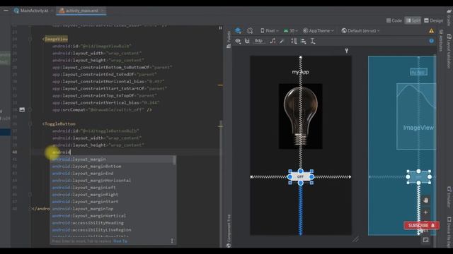 Belajar Android Studio Pemula Kotlin 11 Cara Menggunakan ToggleButton & Image View смотреть онлайн