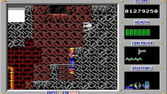 Duke Nukem (DOS) Episode 2: Mission Moonbase - Level 8 смотреть онлайн