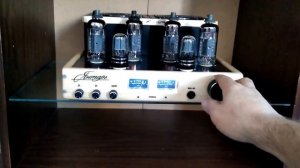 Ламповый РР усилитель на 6н9с + 6п36с с импульсным блоком питания