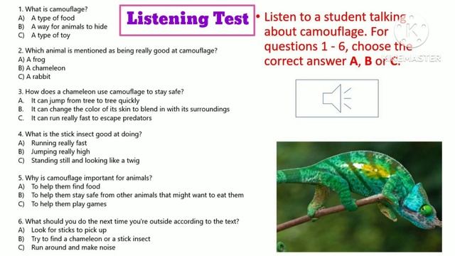 English Listening Test for Grade 6 смотреть онлайн