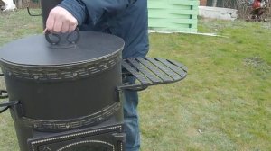 Печь под казан Шмель С (со стеклом). Полный обзор