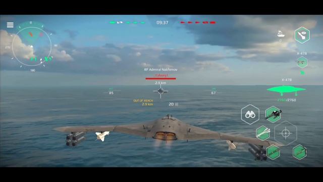 Modern Warships: USS GERALD R. FORD (CVN-78) Aircraftcarrier gameplay. смотреть онлайн