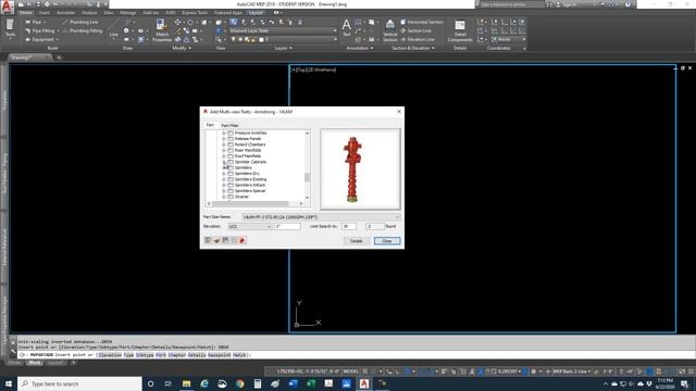 AutoCAD MEP Fire Protection Catalog смотреть онлайн