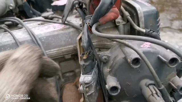 Контрактный двигатель 1GFE трамблер Toyota Mark II GX100 с пробегом 90т км. смотреть онлайн