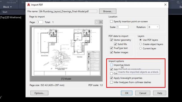 How to edit pdf in AutoCAD 2020 смотреть онлайн