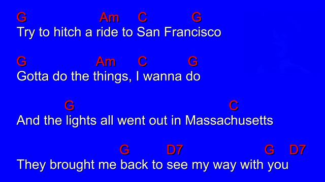 Bee Gees  - Massachusetts (Chords And Lyrics)