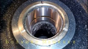 Ремонт цапфы  поворотного кулака УРАЛ (расточка втулки)