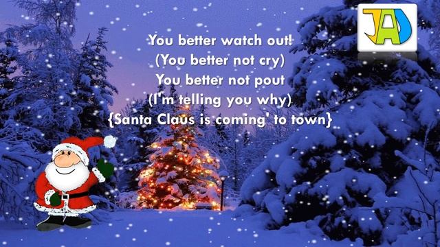 Santa Claus Is Coming To Town + We wish you a merry Christmas Songs Video Clip (With Lyrics)! смотреть онлайн