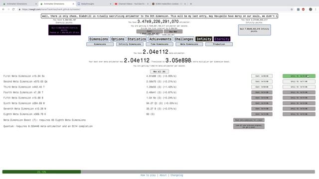 Antimatter Dimensions NG+++ Episode 22: Reaching a Trialouge Antimatter!!! смотреть онлайн