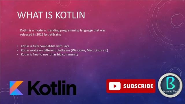Kotlin Tutorial for beginners : Kotlin Introduction смотреть онлайн