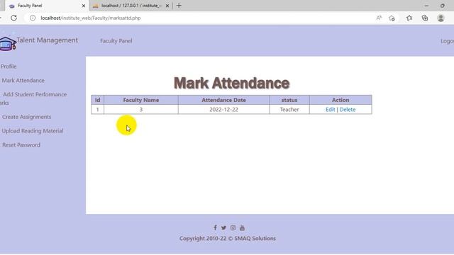 Institute Management 22 by Using PHP смотреть онлайн