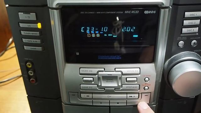 SONY HCD-RG33 (MHC-RG33) - HiFi System (hifi veža) - functions & look inside смотреть онлайн