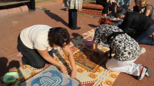 Istanbul, october 2014. Mosaic felt carpet workshop смотреть онлайн