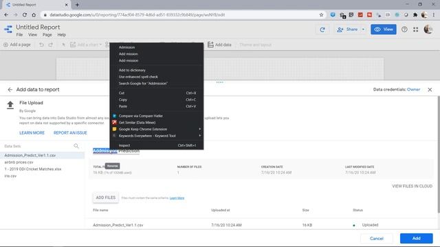 How to import CSV files data in Google Data Studio смотреть онлайн