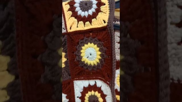 Crochet Sunburst Granny Square Cardigan