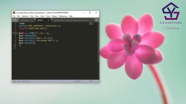 Membuat Report PDF dengan library FPDF di PHP Bag 2 - Pengaturan Kertas Pada FPDF смотреть онлайн
