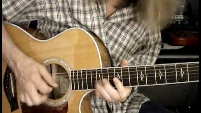 Acoustic Guitar Blues Leads with Digital Delay Effect. Improvising. смотреть онлайн