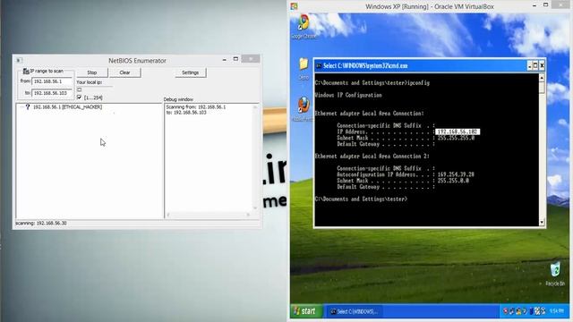 04 Enumerating NetBIOS Using the NetBIOS Enumerator Tool смотреть онлайн