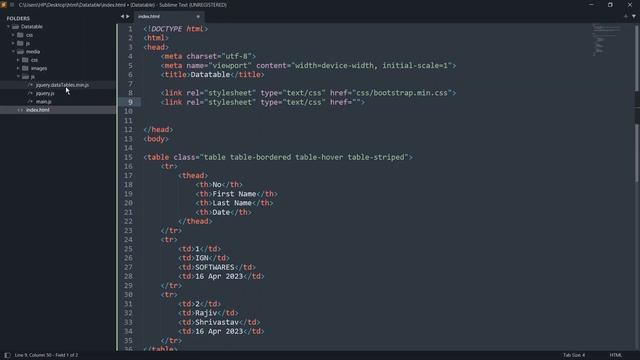 Responsive DataTable UI Design | HTML5 | CSS3 | Bootstrap | jQuery | Hindi смотреть онлайн