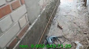 Стяжка стен дома от трещин. Стягиваем дом вместе с пристройкой.