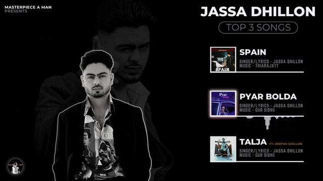 JASSA DHILLON Top 3 Songs (Official Visualizer) | @MasterpieceAMan