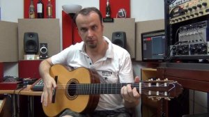 Как играть акцент гольпе гитары фламенко