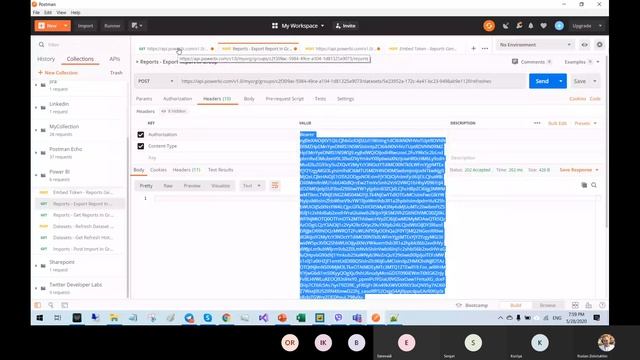 Power BI REST API для начинающих смотреть онлайн