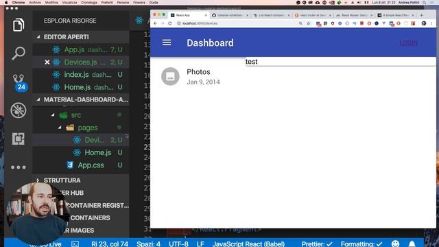 SPERIMENTARE CON REACT JS CREARE UNA DASHBOARD - MAI USATO PRIMA, AIUTATEMI!!!! смотреть онлайн