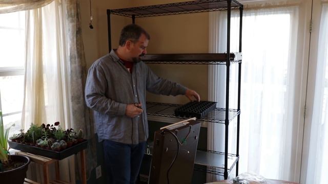 My Grow Light Shelving System For Indoor Seed Starting смотреть онлайн