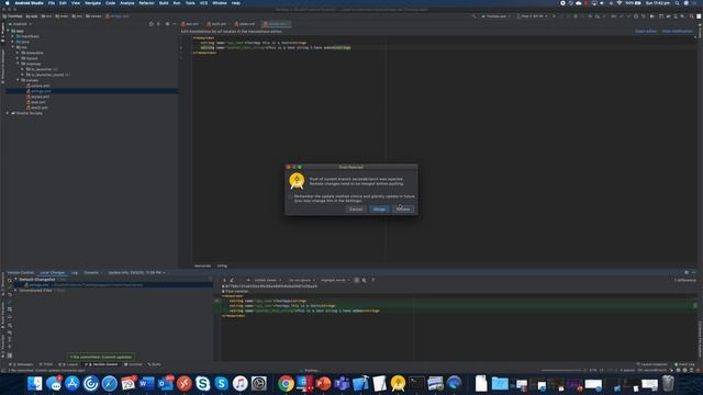 Tutorial Android Studio handling merge conflicts смотреть онлайн