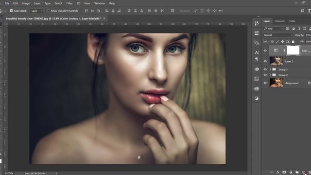 How to improve skin tone of Portrait Photography by using Photoshop смотреть онлайн
