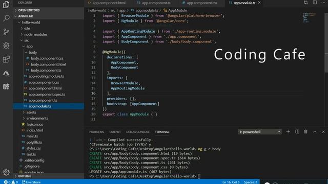 AngularJs Components - AngularJs for Beginners 01 - Component in Angular 8 - Angular 8 Tutorial 201 смотреть онлайн