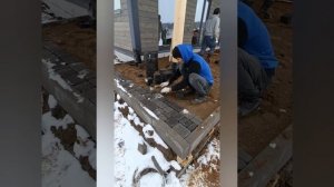 терраса из брусчатки