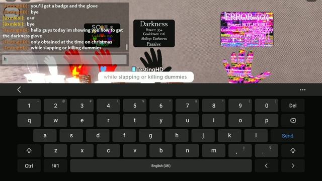 How to get darkness glove (slap battles killstreak edition) смотреть онлайн