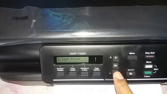 วิธีล้างหัวพิมพ์ brother dcp t-300 смотреть онлайн