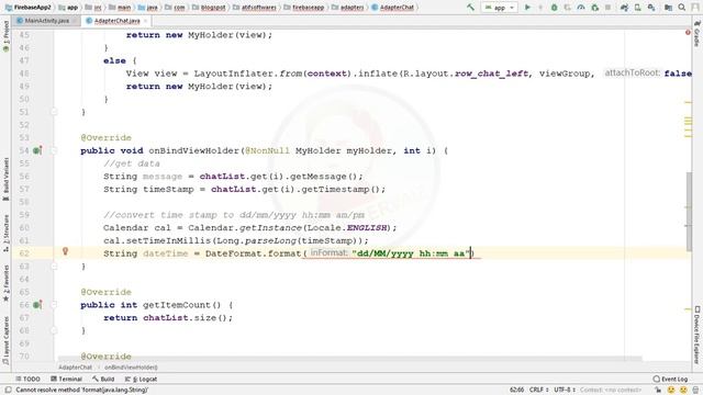 Firebase Social Media App - 12 Show Messages смотреть онлайн