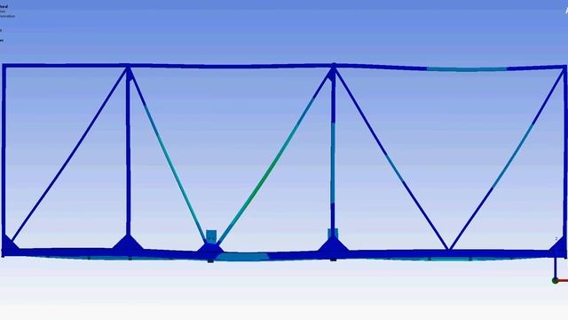 Деформация при подъеме, вид сбоку, максимум 5мм, нагрузка от ног котла 25000 кг. смотреть онлайн